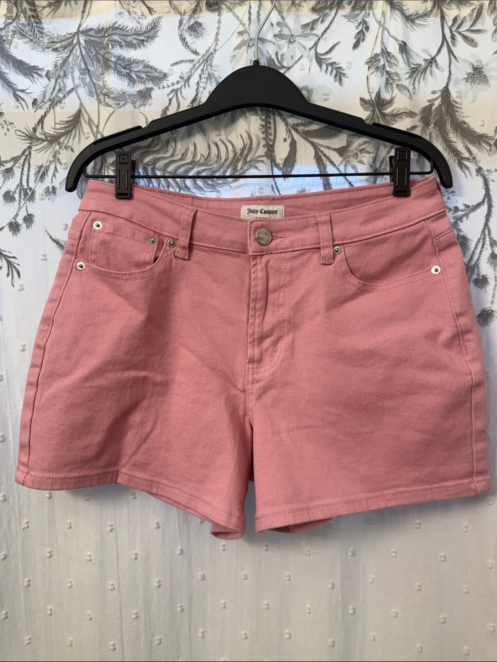 Juicy Couture Pink Denim Shorts